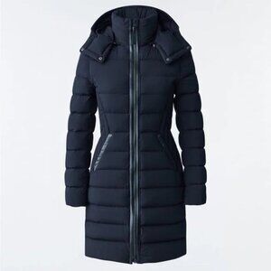 MACKAGE FARREN BLACK XS - BRAND NEW 360 DOWN STRETCH DOWN COAT